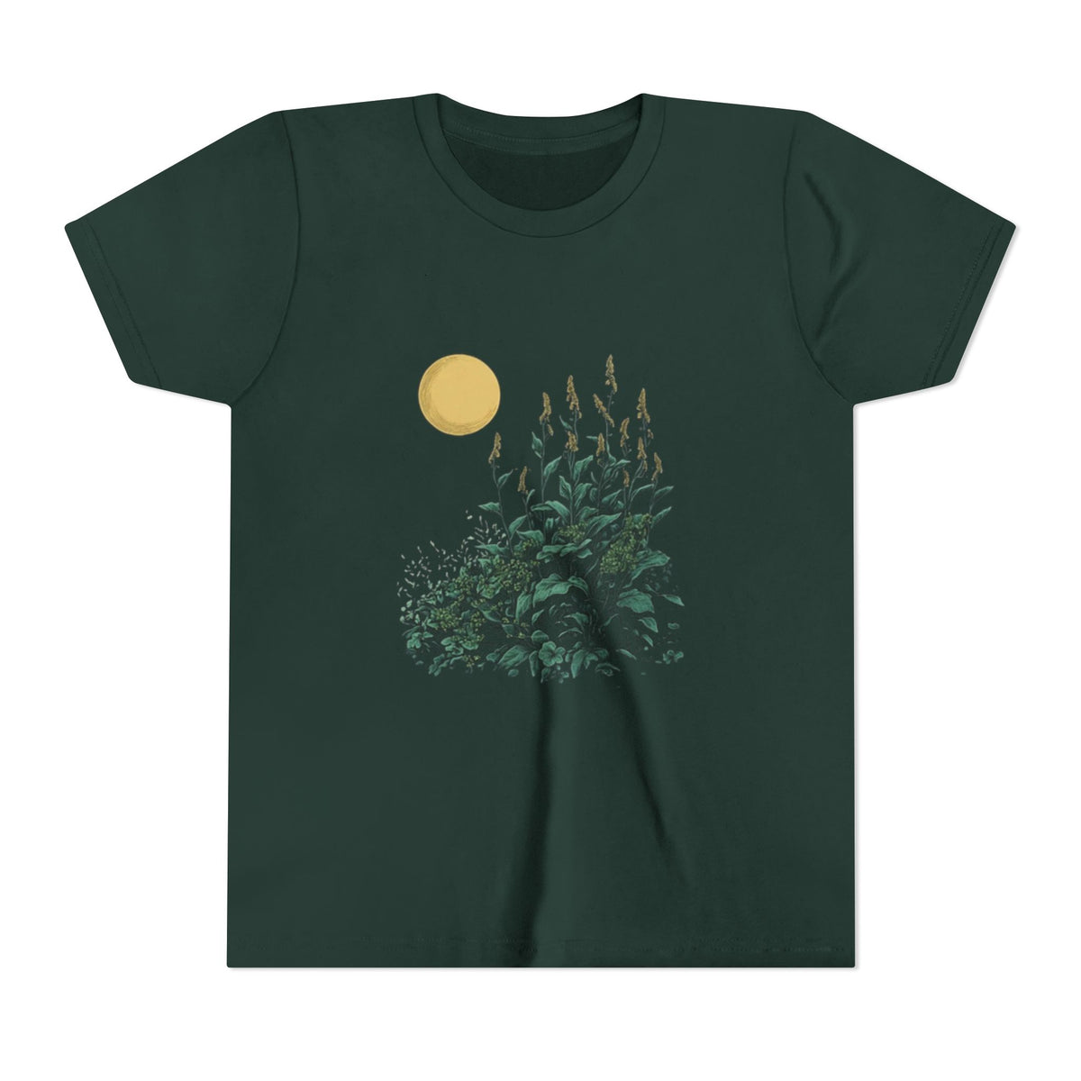 Midnight Flora Kids Tee | Youth Plant Lover Shirt