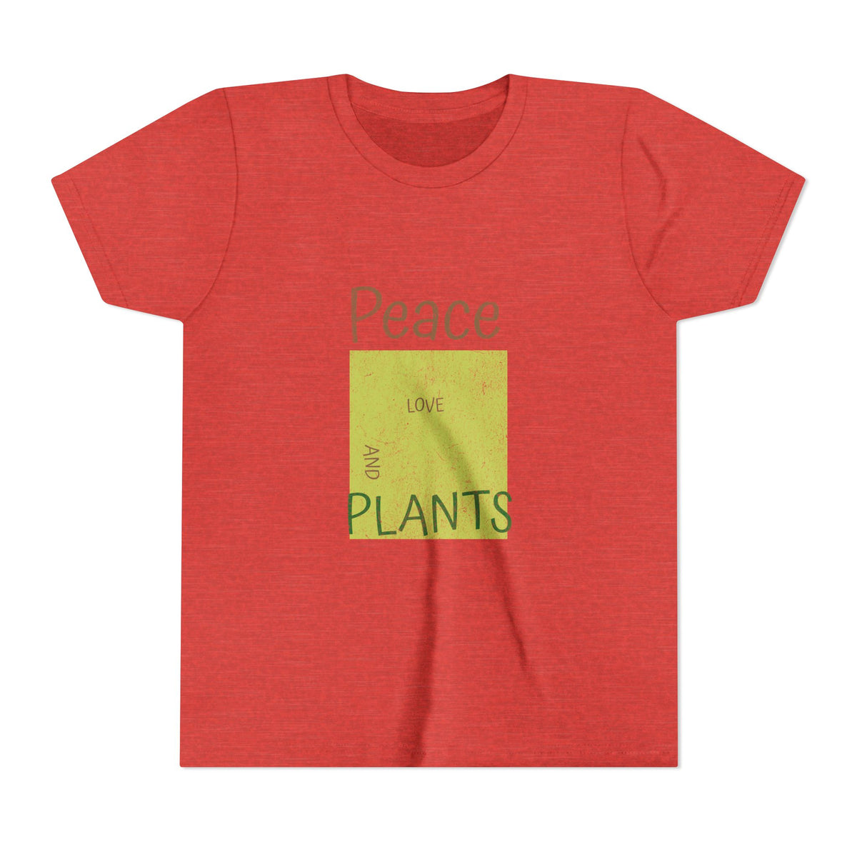 Peace Love And Plants 4 Kids Tee | Youth Plant Lover Shirt
