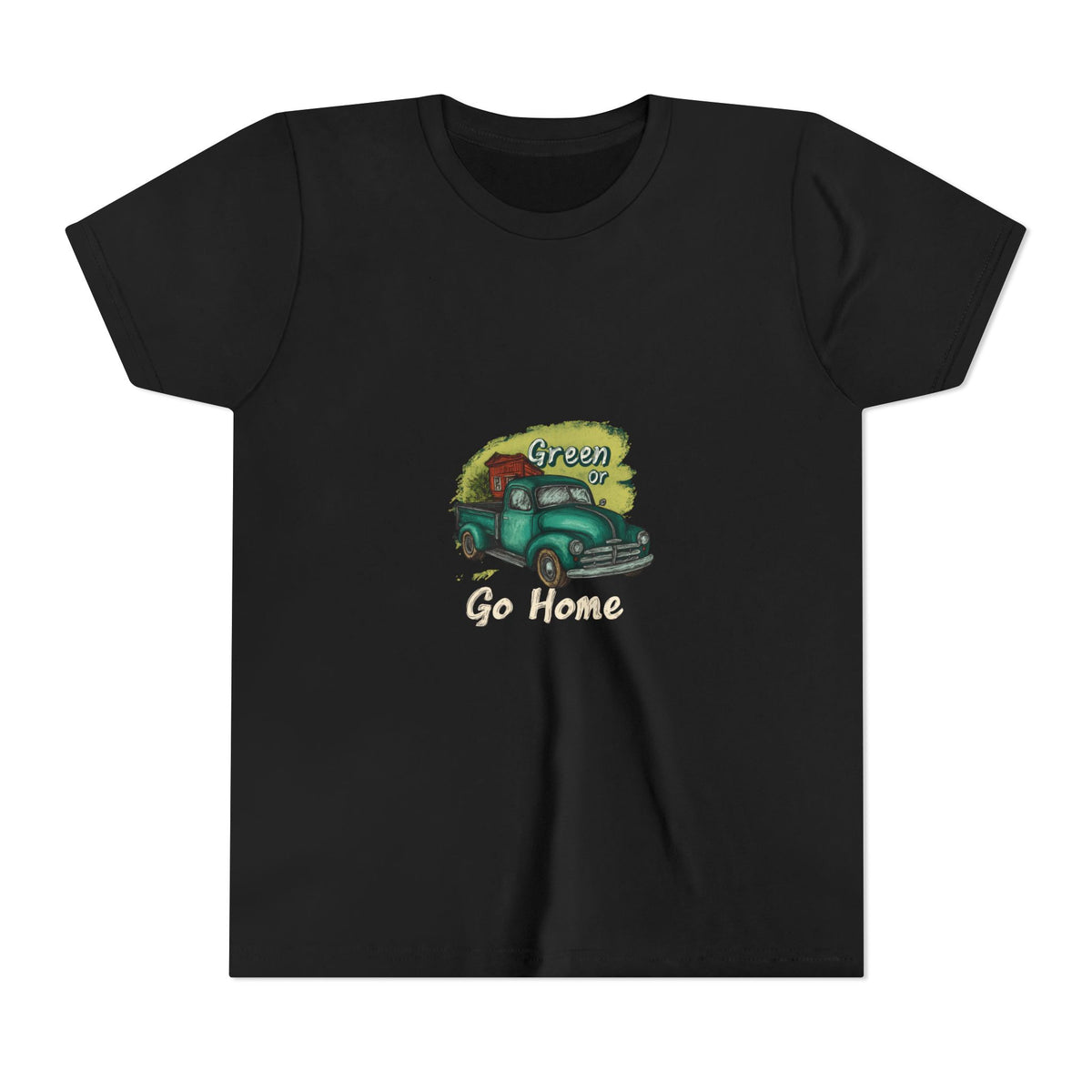Go Green or Go Home 2 Kids Tee | Youth Plant Lover Shirt