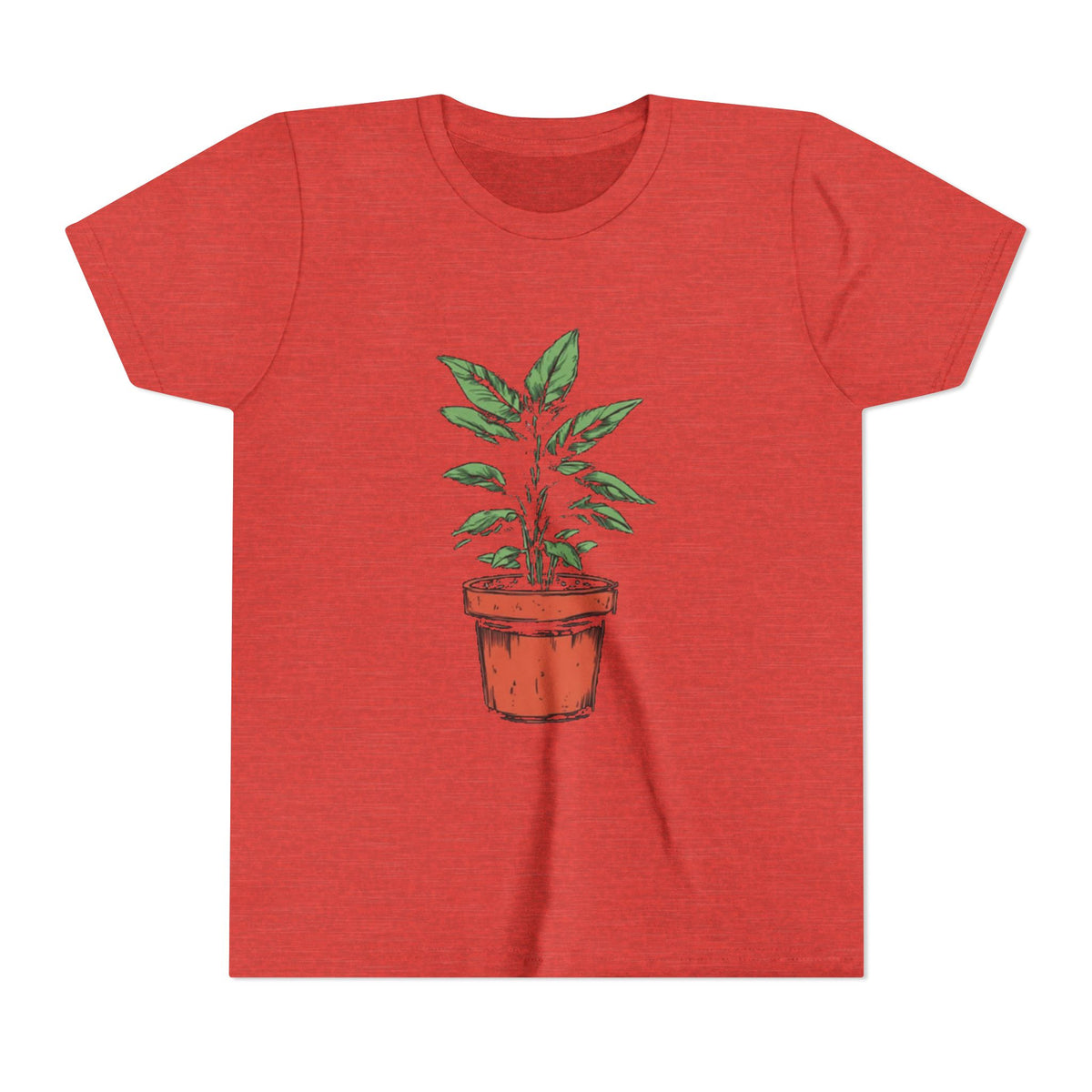 Verdant Heart Kids Tee | Youth Plant Lover Shirt